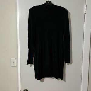 Elegant Black Long Sleeve Top/Dress